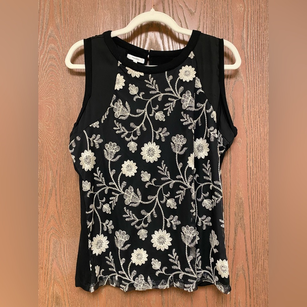 Maurices Embroidered Front Tank Top